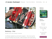 Tablet Screenshot of djordanredhawk.com